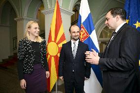 Minister for European Affairs of North Macedonia Orhan Murtezani visits Helsinki