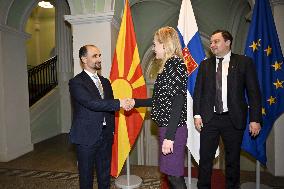 Minister for European Affairs of North Macedonia Orhan Murtezani visits Helsinki