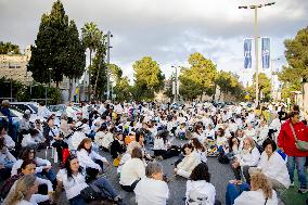 Israel Mothers Of Hostages Protest- Jerusalem