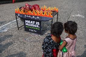 PETA Protest In Kolkata.