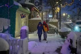 Daily Life In Akureyri, Iceland.