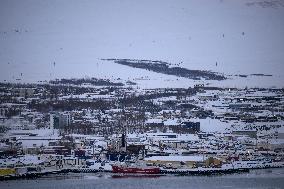 Daily Life In Akureyri, Iceland.