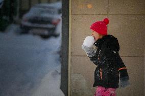 Daily Life In Akureyri, Iceland.