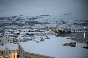 Daily Life In Akureyri, Iceland.