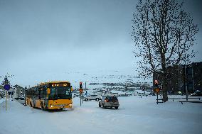 Daily Life In Akureyri, Iceland.