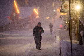 Daily Life In Akureyri, Iceland.