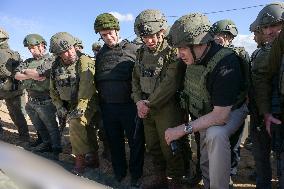 Netanyahu Visits Netzarim Corridor - Gaza