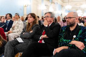 Jean-Luc Melenchon At An LGBT Event - Paris