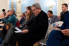 Jean-Luc Melenchon At An LGBT Event - Paris