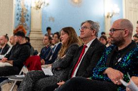 Jean-Luc Melenchon At An LGBT Event - Paris