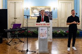 Jean-Luc Melenchon At An LGBT Event - Paris