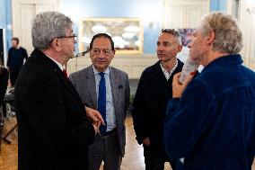 Jean-Luc Melenchon At An LGBT Event - Paris