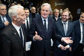 Michel Barnier visits the France-Italy-Germany MEDEF Trilateral business forum - Paris