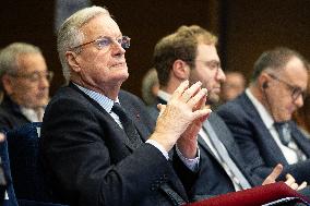 Michel Barnier visits the France-Italy-Germany MEDEF Trilateral business forum - Paris