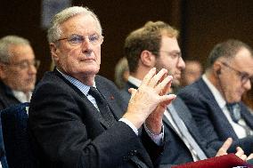 Michel Barnier visits the France-Italy-Germany MEDEF Trilateral business forum - Paris