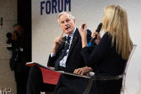 Michel Barnier visits the France-Italy-Germany MEDEF Trilateral business forum - Paris