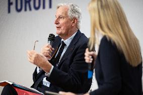 Michel Barnier visits the France-Italy-Germany MEDEF Trilateral business forum - Paris