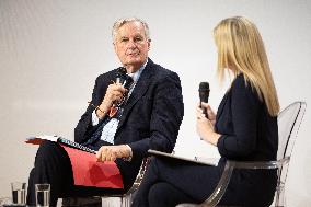 Michel Barnier visits the France-Italy-Germany MEDEF Trilateral business forum - Paris