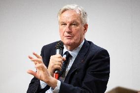 Michel Barnier visits the France-Italy-Germany MEDEF Trilateral business forum - Paris