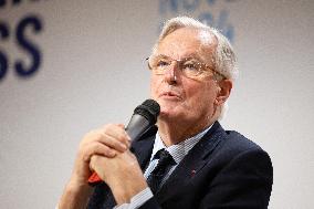 Michel Barnier visits the France-Italy-Germany MEDEF Trilateral business forum - Paris