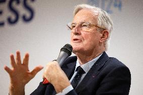 Michel Barnier visits the France-Italy-Germany MEDEF Trilateral business forum - Paris