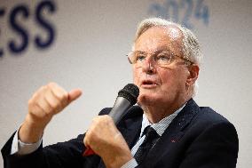 Michel Barnier visits the France-Italy-Germany MEDEF Trilateral business forum - Paris