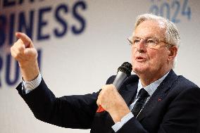 Michel Barnier visits the France-Italy-Germany MEDEF Trilateral business forum - Paris