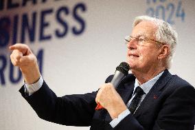 Michel Barnier visits the France-Italy-Germany MEDEF Trilateral business forum - Paris