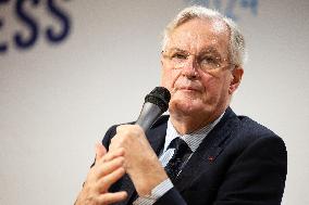 Michel Barnier visits the France-Italy-Germany MEDEF Trilateral business forum - Paris