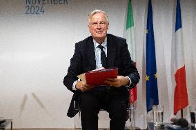 Michel Barnier visits the France-Italy-Germany MEDEF Trilateral business forum - Paris