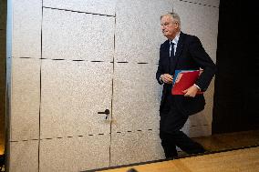 Michel Barnier visits the France-Italy-Germany MEDEF Trilateral business forum - Paris