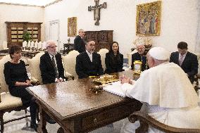 Pope Francis In Private Audiences - Vatican