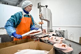 Seafood processing production complex in ZaporizhzhiaSeafood processing production complex in Zaporizhzhia