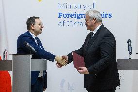 Czech Republic's Foreign Minister Jan Lipavsky Visit To Kyiv