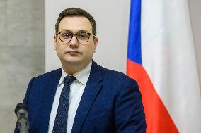 Czech Republic's Foreign Minister Jan Lipavsky Visit To Kyiv