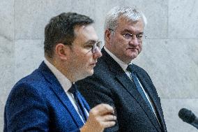 Czech Republic's Foreign Minister Jan Lipavsky Visit To Kyiv