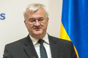 Czech Republic's Foreign Minister Jan Lipavsky Visit To Kyiv