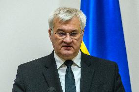 Czech Republic's Foreign Minister Jan Lipavsky Visit To Kyiv