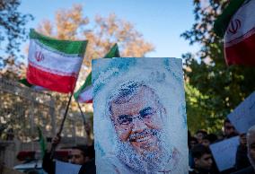 Anti Israeli Rally In Front Of UN Office In Tehran