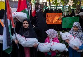 Anti Israeli Rally In Front Of UN Office In Tehran