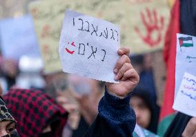 Anti Israeli Rally In Front Of UN Office In Tehran