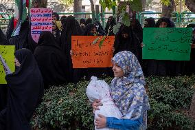 Anti Israeli Rally In Front Of UN Office In Tehran