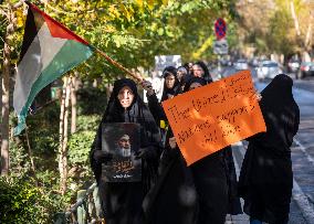 Anti Israeli Rally In Front Of UN Office In Tehran