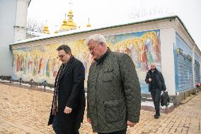 Czech Republic's Foreign Minister Jan Lipavsky Visit To Kyiv