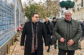 Czech Republic's Foreign Minister Jan Lipavsky Visit To Kyiv