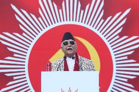 Nepal's Ruling CPN-UML Under PM KP Sharma Oli Holds Show Of Power In Kathmandu