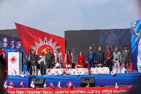 Nepal PM KP Sharma Oli’s Party Hold Show Of Power Protest