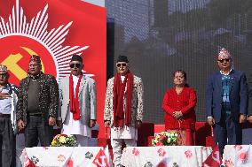 Nepal PM KP Sharma Oli’s Party Hold Show Of Power Protest