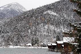 ​F​irst Snowfall Has Brought Winter To Bavaria