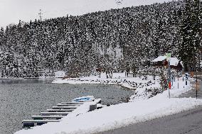 ​F​irst Snowfall Has Brought Winter To Bavaria